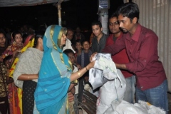 Warm clothes distribution in Banasree